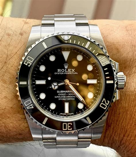 rolex submariner no date on wrist|rolex no date submariner review.